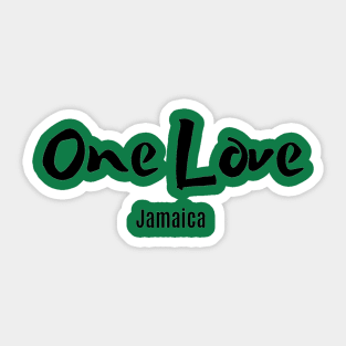 One Love Jamaica Sticker
